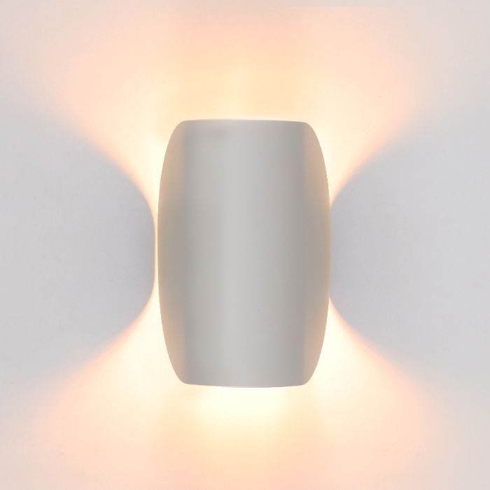Modern wall light white, Salomon
