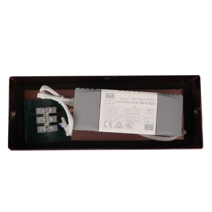 Modern bathroom wall light copper, Steffy, 6W, 2700K LED, IP44