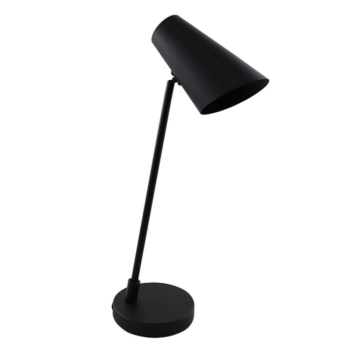 Modern table lamp black, Taro, with switch