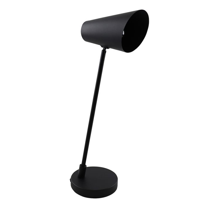 Modern table lamp black, Taro, with switch