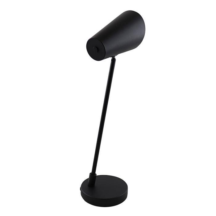 Modern table lamp black, Taro, with switch