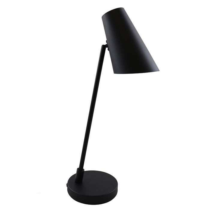 Modern table lamp black, Taro, with switch