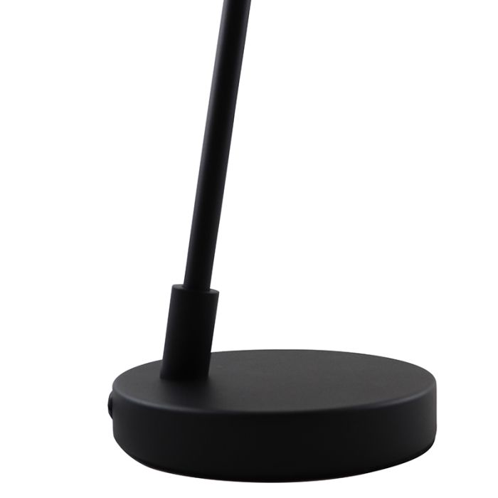 Modern table lamp black, Taro, with switch