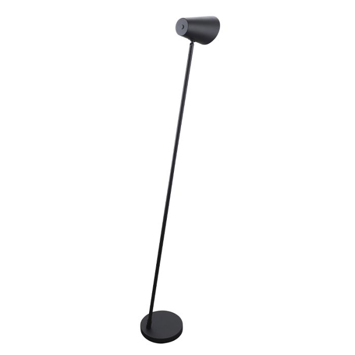 Modern floor lamp black, Taro, with switch