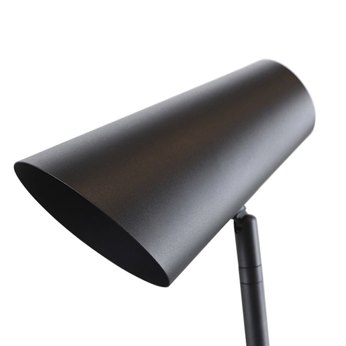 Modern floor lamp black, Taro, with switch
