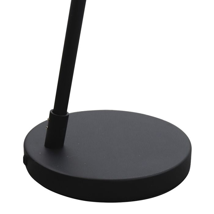 Modern floor lamp black, Taro, with switch