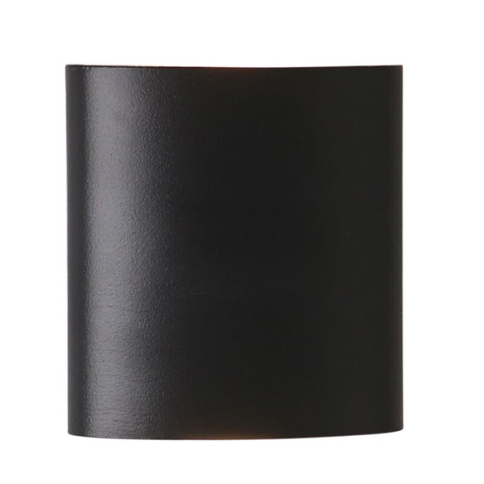 Aluminium outdoor light black, Marcio, 2W, 3000K LED, IP54