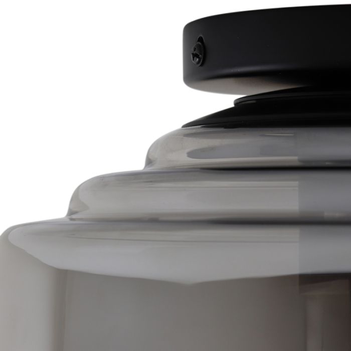 Design flush ceiling light grey, Maret