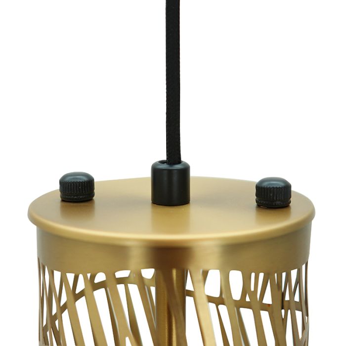 Metal pendant light brass, Marli
