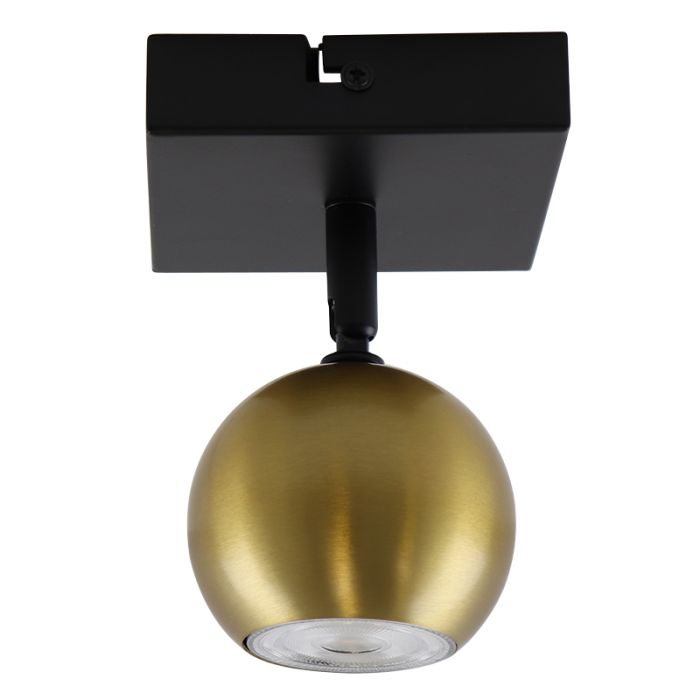 Modern ceiling spotlight brass, Matea