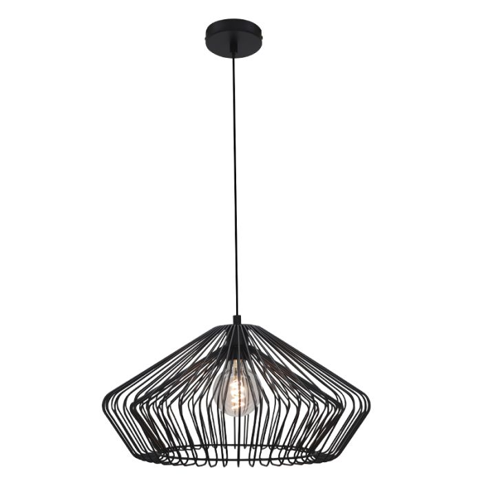 Industrial pendant light black, Matti