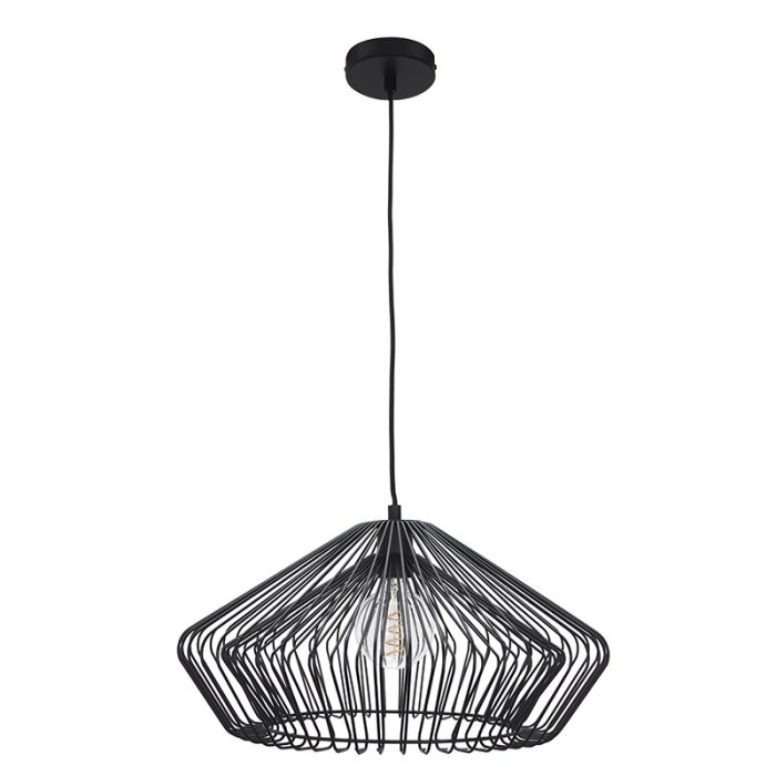 Industrial pendant light black, Matti