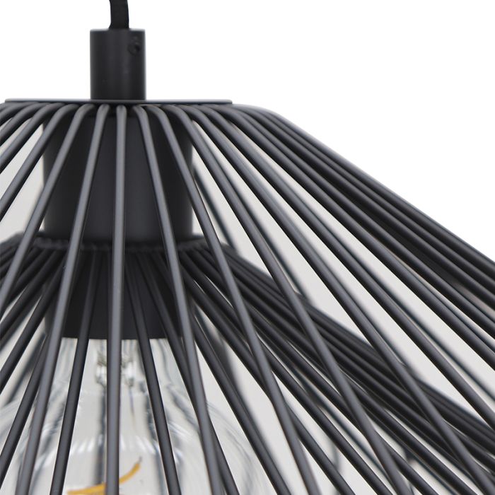 Industrial pendant light black, Matti
