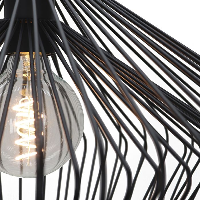 Industrial pendant light black, Matti