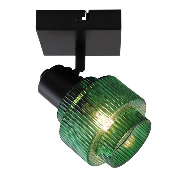 Retro ceiling spotlight green, Paris