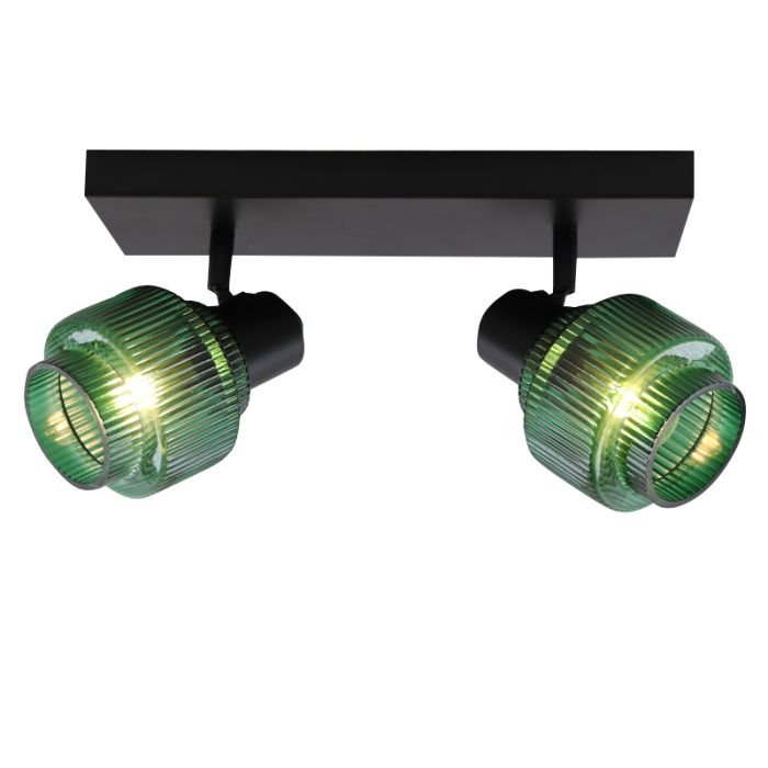 Retro ceiling spotlight green, Paris