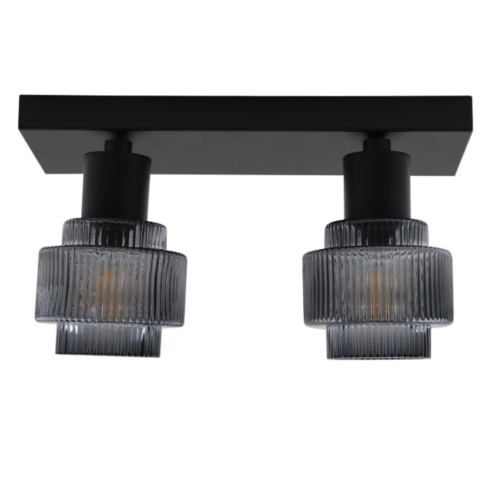 Retro ceiling spotlight grey, Paris
