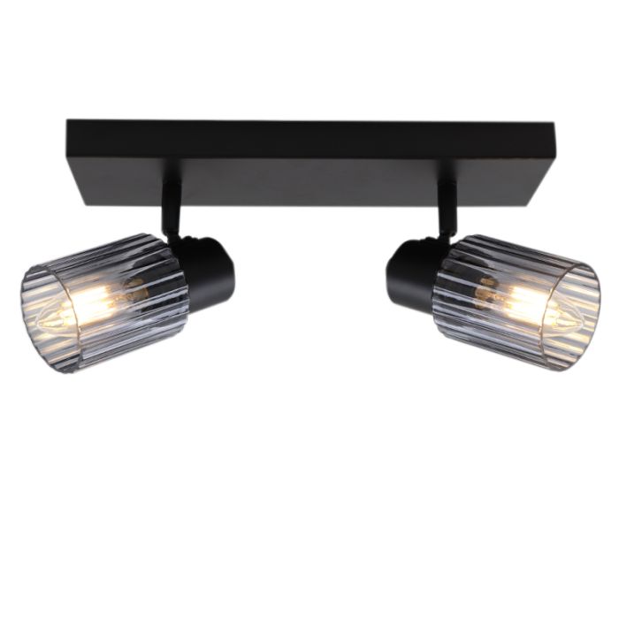 Retro ceiling spotlight grey, Omer