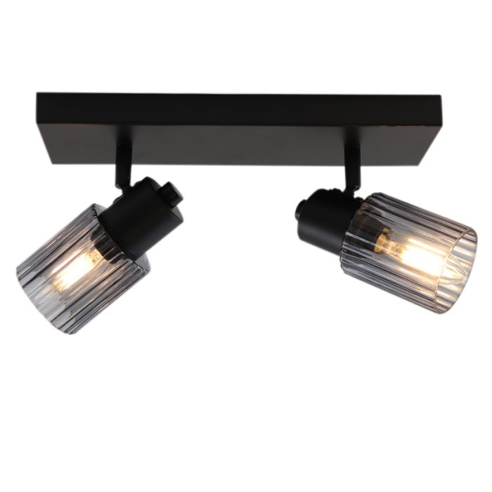 Retro ceiling spotlight grey, Omer