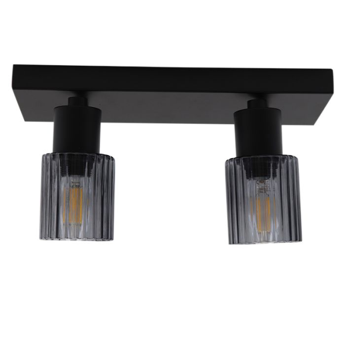 Retro ceiling spotlight grey, Omer