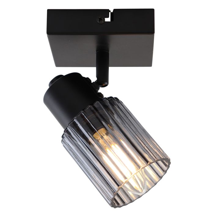 Retro ceiling spotlight grey, Omer