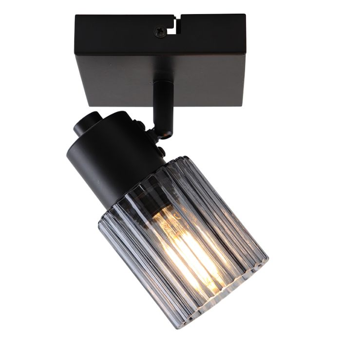 Retro ceiling spotlight grey, Omer