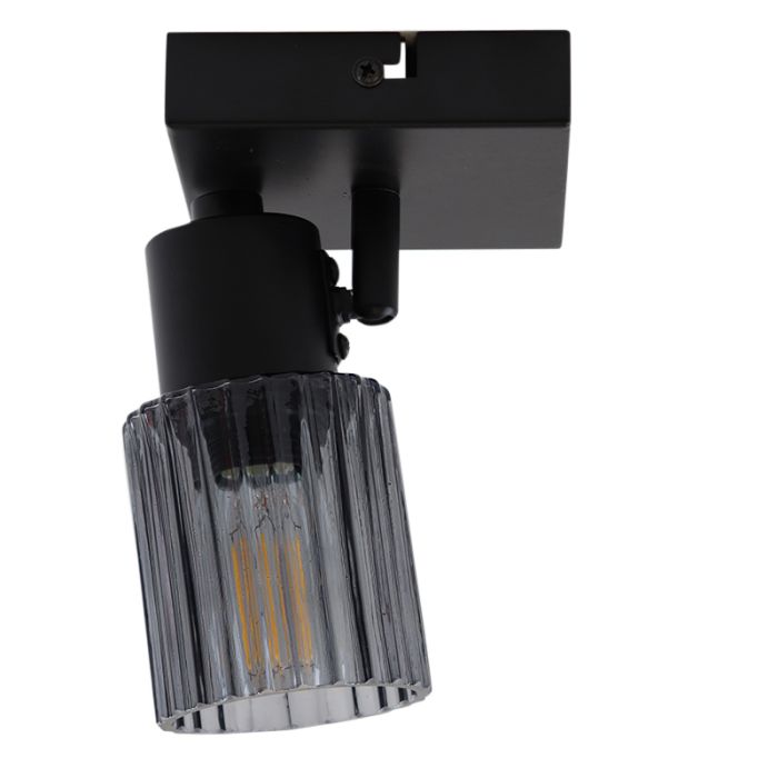 Retro ceiling spotlight grey, Omer