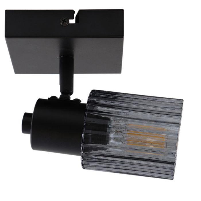 Retro ceiling spotlight grey, Omer