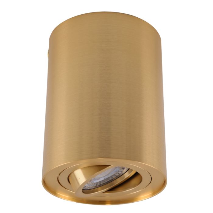 Metal surface mounted downlight brass, Onno