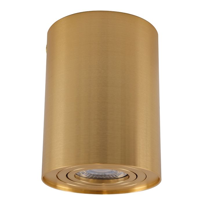 Metal surface mounted downlight brass, Onno