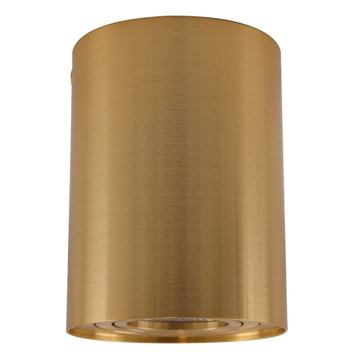 Metal surface mounted downlight brass, Onno
