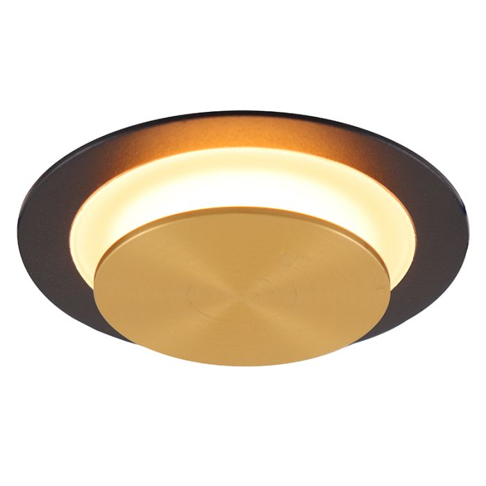 Modern recessed light black, Tony