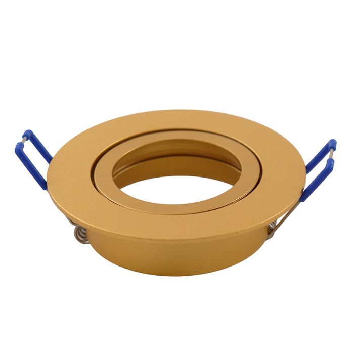 Metal recessed light brass, Scott