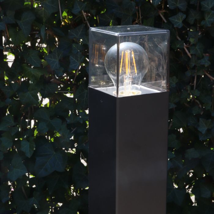 Modern outdoor light black, Sanel, IP44