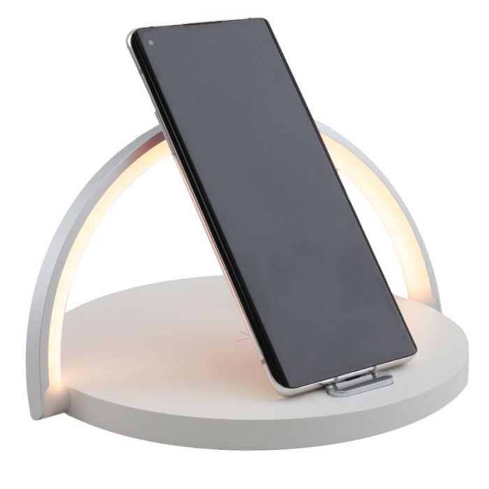 White table lamp plastic, Erhan, 2W, 3000K LED, with switch