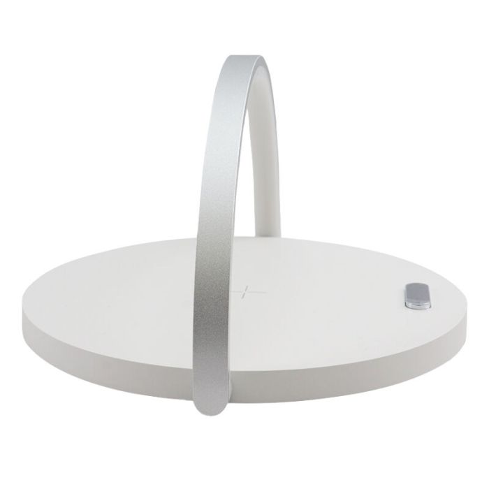 White table lamp plastic, Erhan, 2W, 3000K LED, with switch