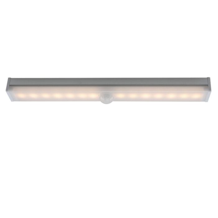 Silver wardrobe light plastic, Ilana, 1W, 3000K LED