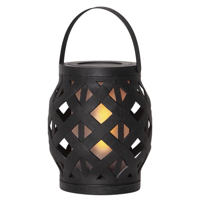 Plastic outdoor table lamp black, Alkan, 0,15W, 3000K LED, IP44