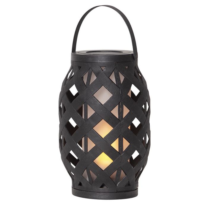 Plastic outdoor table lamp black, Alkan, 0,15W, 3000K LED, IP44