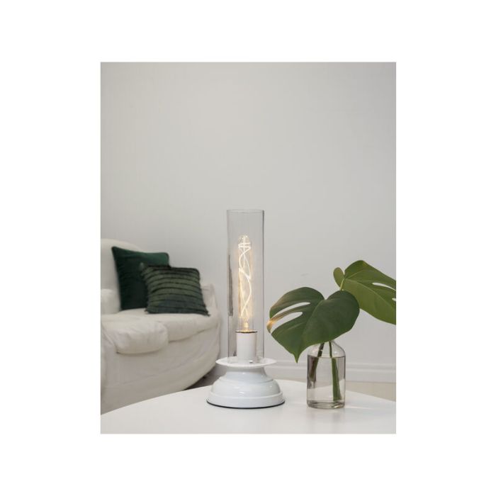 Dimmable E27 (big) lamp holder LED tube light Augusta, 3.4w 2200K (Extra atmospheric white) IP44
