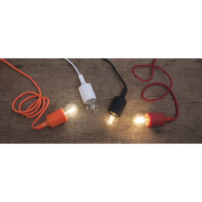 E27 (big) lamp holder Filament lamp Sjors, 1,5w 2200K (Extra atmospheric white) IP44