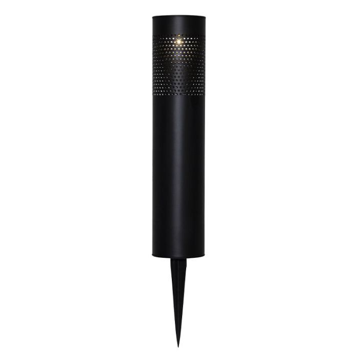 Aluminium solar garden spike light black, Adela, 0,064W, 3000K LED, IP44