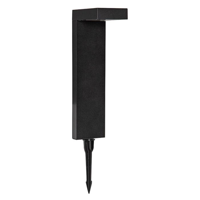 Modern solar garden spike light black, Anandi, 0,06W, 3000K LED, IP44