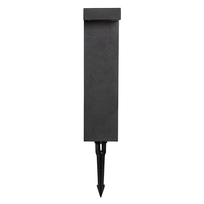Modern solar garden spike light black, Anandi, 0,06W, 3000K LED, IP44