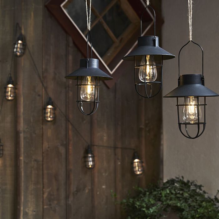 Industrial outdoor light black, Adrienne, 0,03W, 3000K LED, IP44