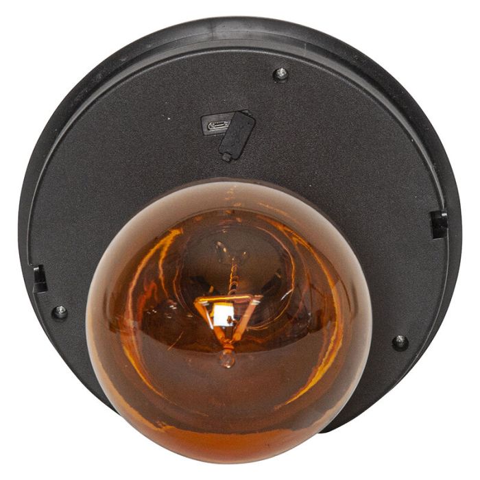 Plastic outdoor table lamp brown, Aidan, 0,3W, 3000K LED, IP44