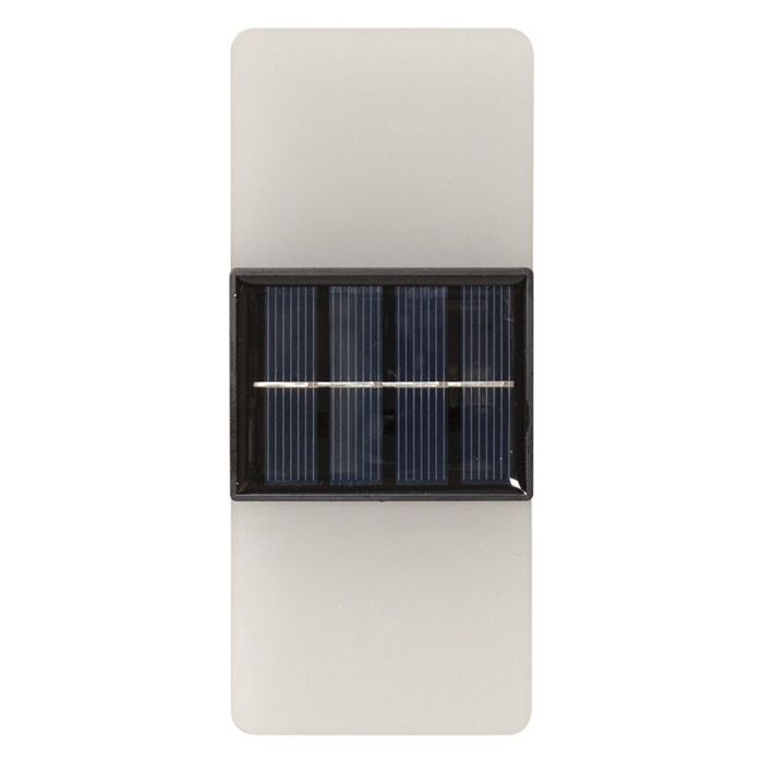 Plastic solar outdoor wall light white, Amier, 0,3W, 3000K LED, IP44