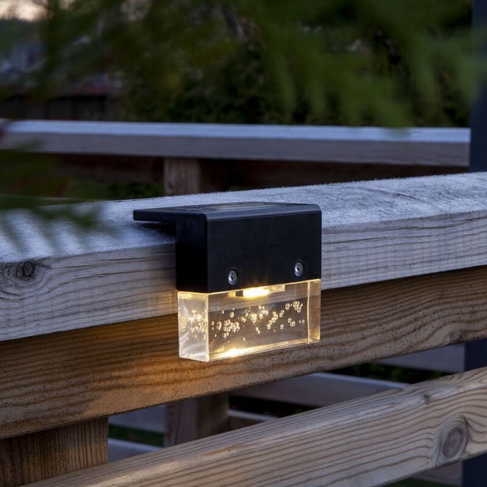 4-pack fence wall lights solar-powered, Ailyn