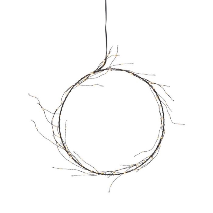 Hanging Christmas lighting 24 cm, 95 Leds, with plug