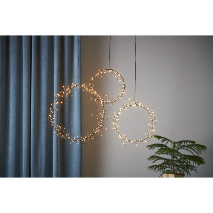 Hanging Christmas lighting 24 cm, 95 Leds, with plug